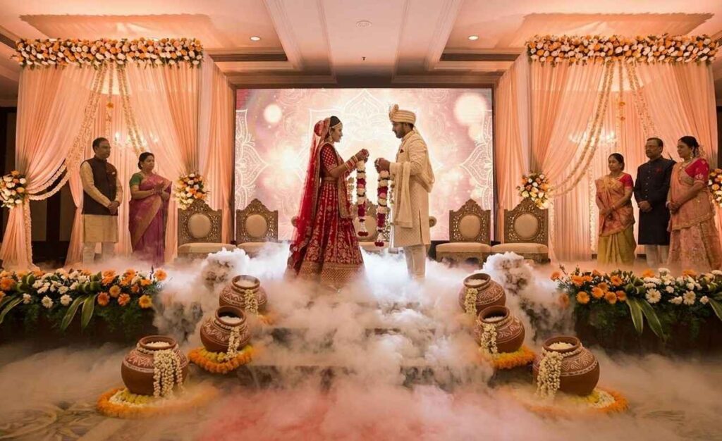 Premium Wedding Fog Matki Setup in Gurugram - 8 Pots